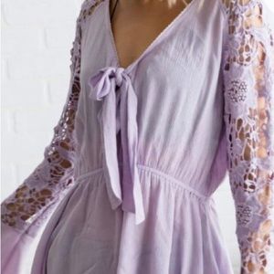 Front tie peplum top. Size M.